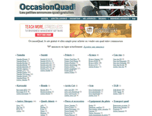 Tablet Screenshot of occasionquad.com